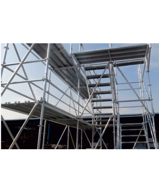 Flanşlı Kamalı İskele Sistemi | Cephe ve Kalıp İskele Çözümleri