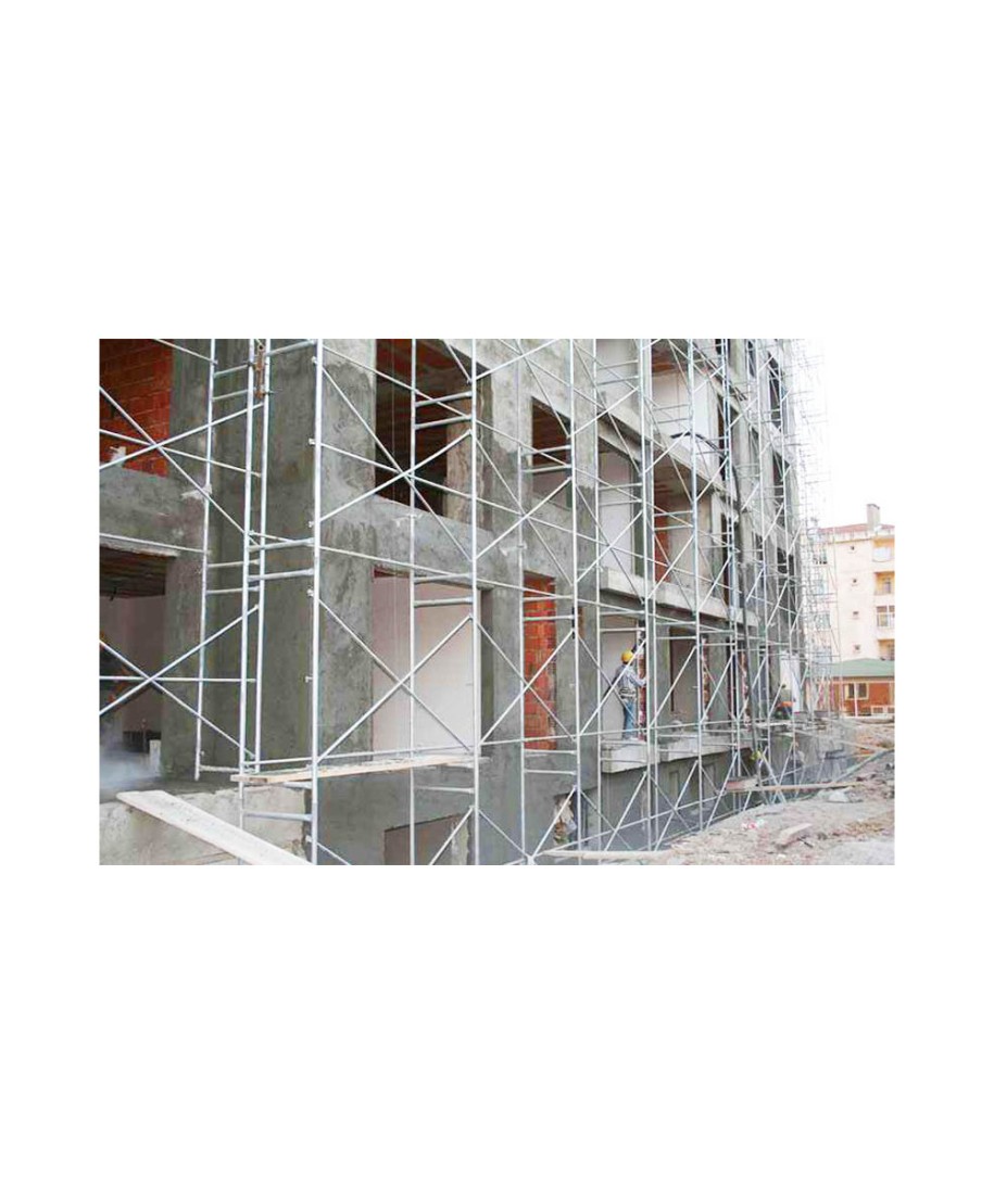 H Tipi Cephe İskele Sistemi | Hafif ve Ekonomik Cephe İskelesi – İnkama